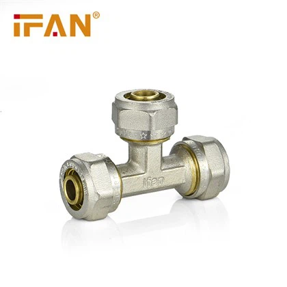 Lắp Tee nén PEX