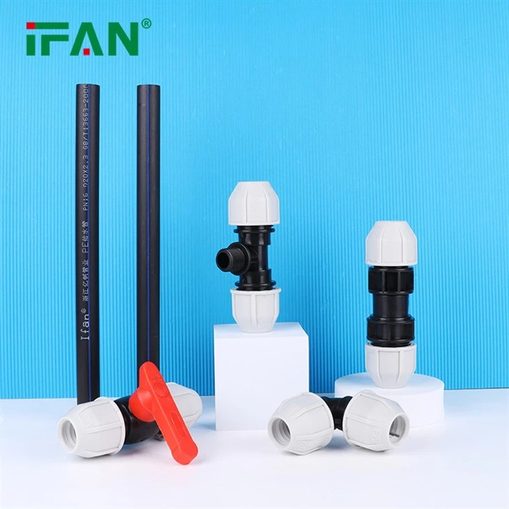 ASTM D3035 PP Compression Fittings
